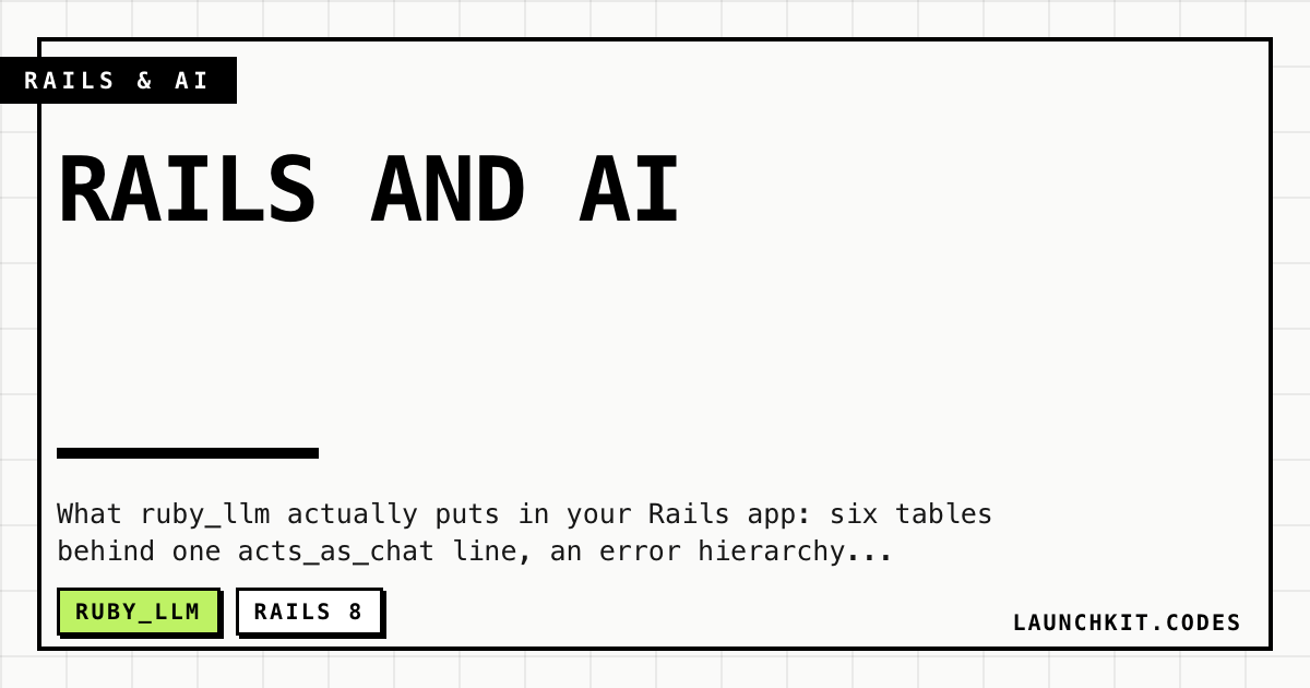 Rails and AI