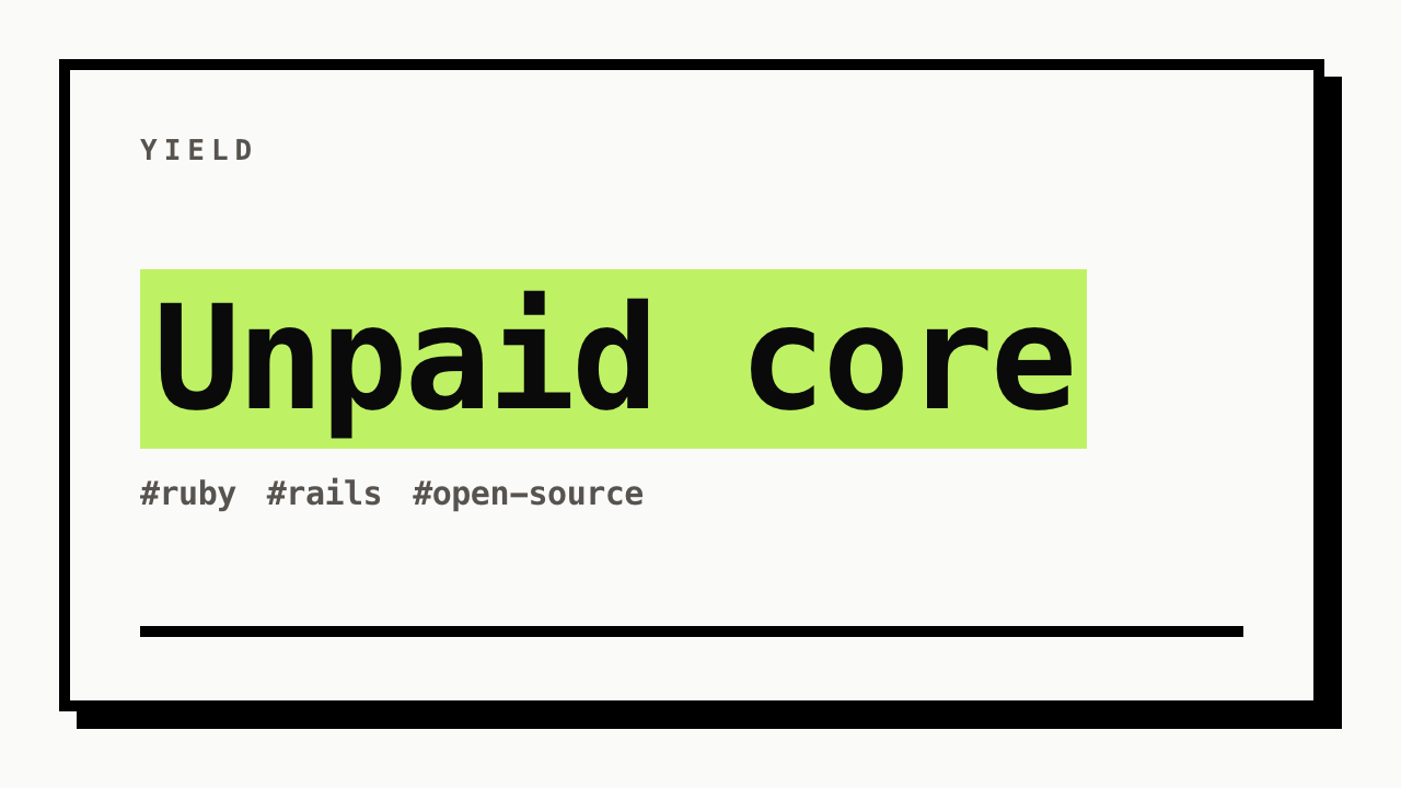 #ruby #rails #open-source