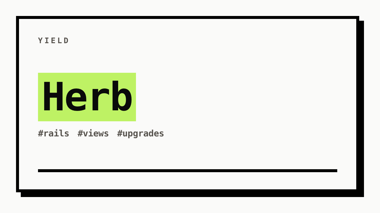 #rails #views #upgrades