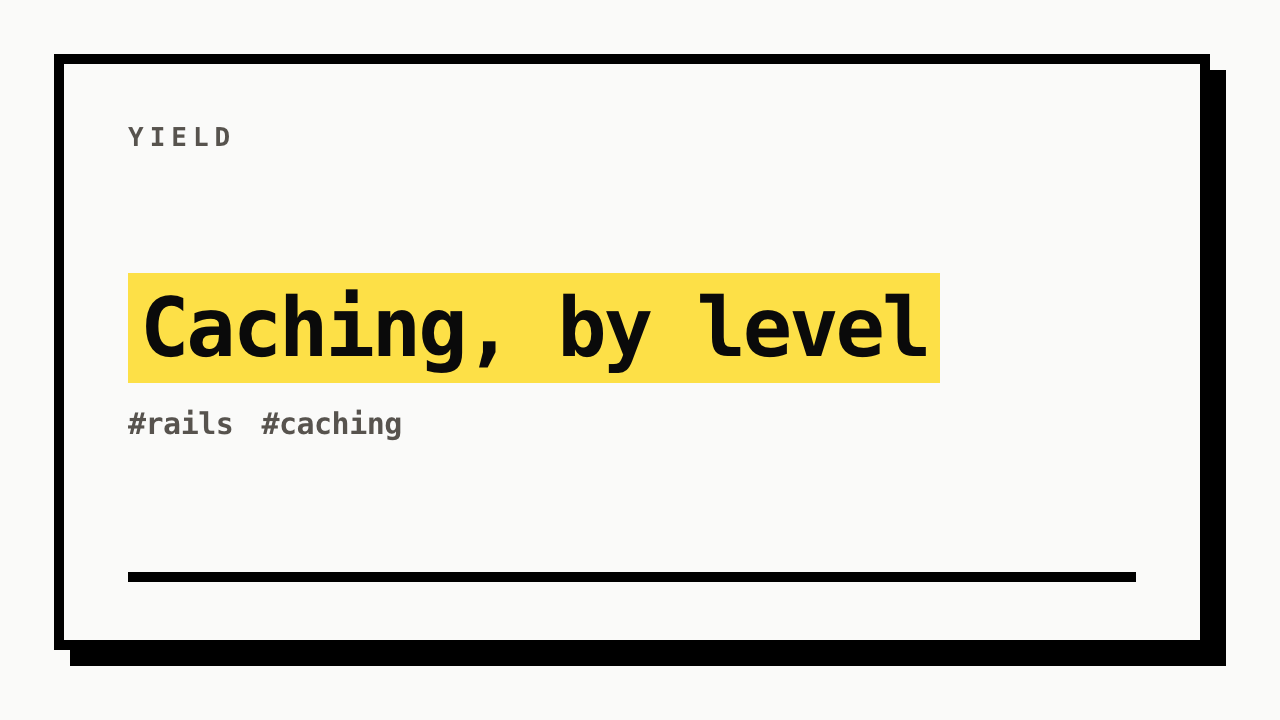 #rails #caching