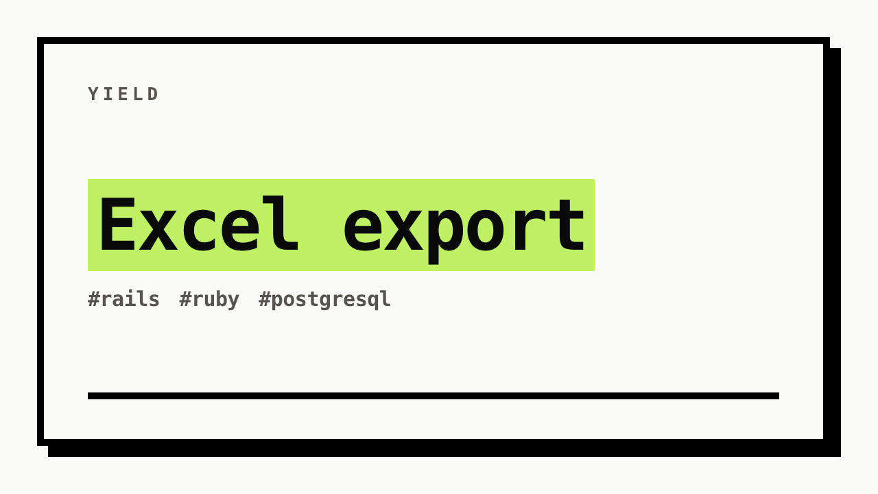 #rails #ruby #postgresql