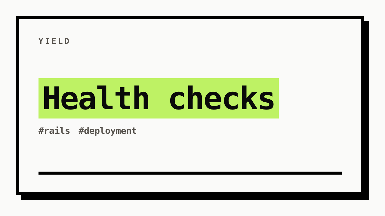 #rails #deployment
