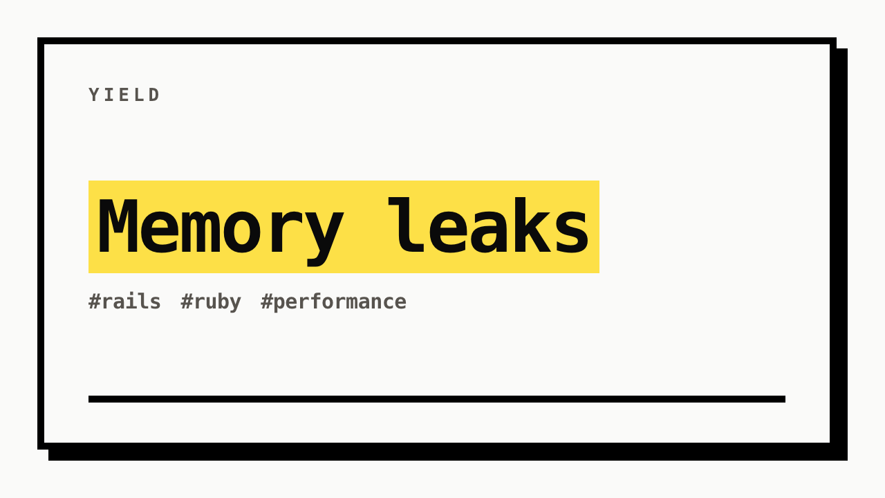 #rails #ruby #performance
