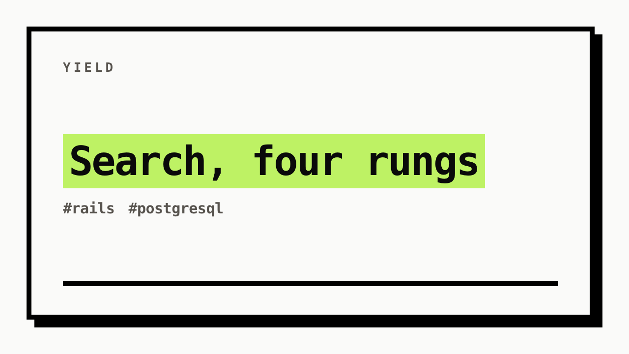 #rails #postgresql