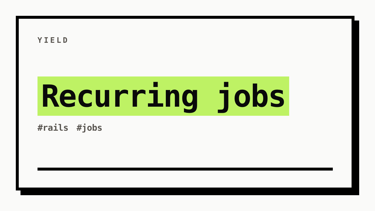 #rails #jobs