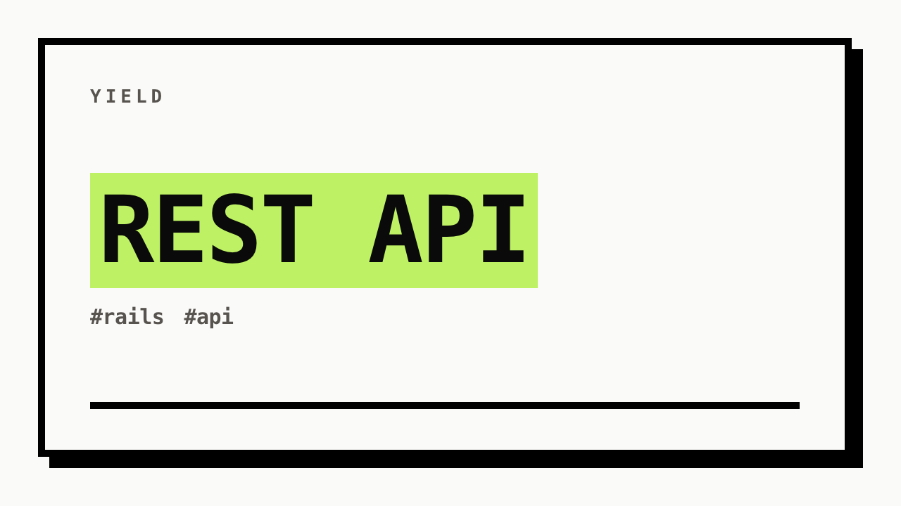 #rails #api