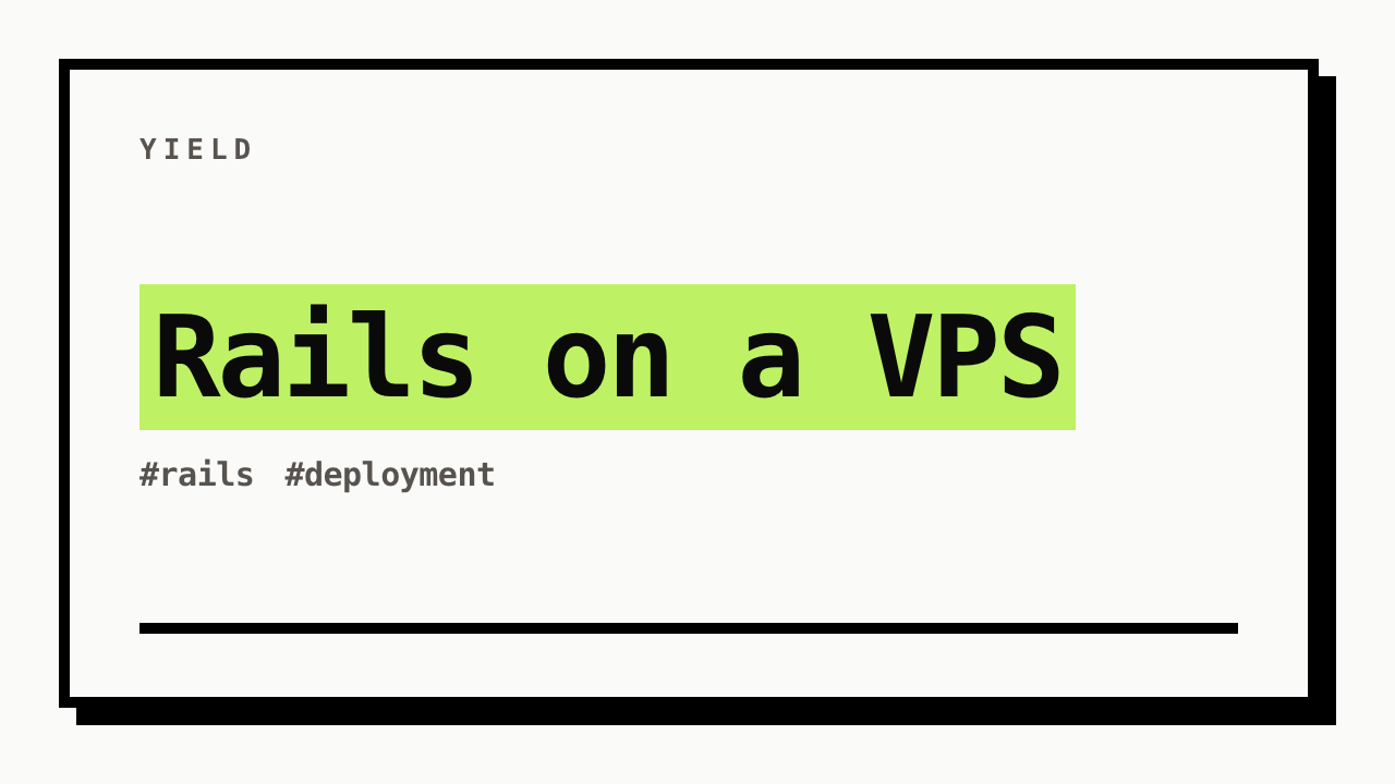 #rails #deployment