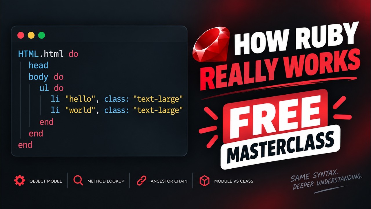 An HTML generator in one hook, and the Ruby method lookup path